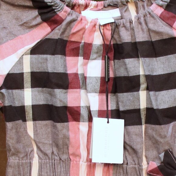 Burberry Children Mini Kady Ann Dress in Dusty Pink 12M - Picture 2 of 2